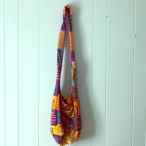 Cross body hippy bag